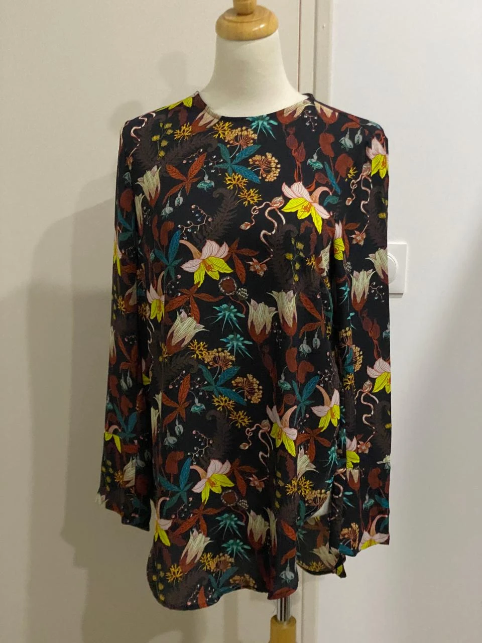👚 Tunique fluide H&M - Imprimé botanique unique - Taille 34 (XS) 👚 – photo 2